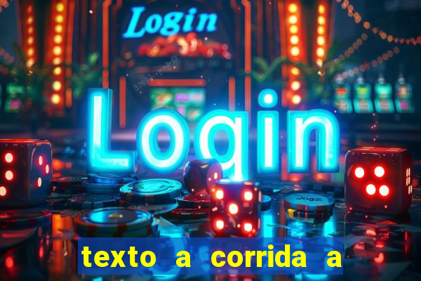 texto a corrida a lagarta lili